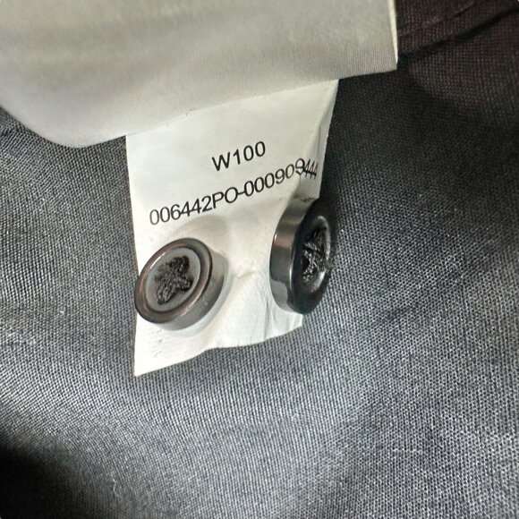 University Of Kentucky Shirt Mens M Embroidered Black Button-Down Port Authority - Picture 6 of 7